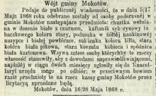 Kaftanik syberynowy, 1868