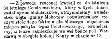 Wójt potwierdza, 1870