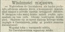 Na Czerniakowskiem wypasiony mleku, 1873