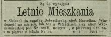Letnie mieszkania