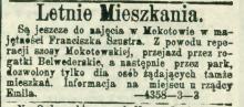 Z powodu reperacji szosy, 1876