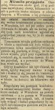 Niemiła przygoda, 1885