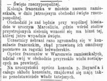 Biust wśród stołów, 1887