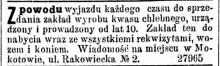 Zakład kwasu chlebnego, 1894
