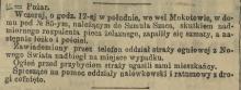 Pożar w Mokotowie, 1895
