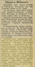 Dzień odpustowy, 1899