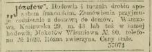 Pulardy z Wiszniowej, 1900
