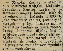 Zapis,1901