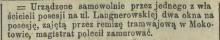 Okna na zajezdnię, 1901