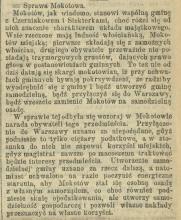 Sprawa Mokotowa, 1906