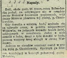 Napad, 1906