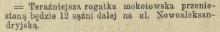 Przenosimy rogatkę, 1907