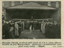 Monoplan Bleriota. Pole Mokotowskie. 1910