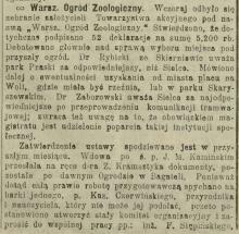 Gdzie ZOO? 1910