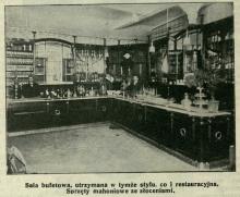 Bufet w Promenadzie . Zdjęcie. 1910.