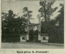 Wjazd do Promenady. Zdjęcie. 1910.