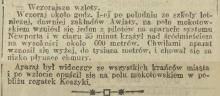 Wczorajsze wzloty, 1913