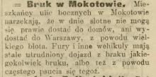 Stale utrudniony dojazd, 1913