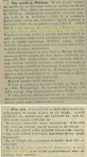 Czytelnie i tramwaje dochodowe, 1913