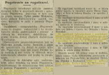 Daleko od noszy, 1913