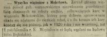 Z Mokotowa nad Bajkał, 1913