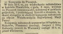 Kompanja nabożnych, 1913