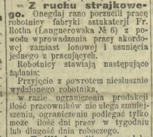 Z ruchu strajkowego, 1913