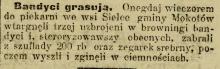 Bandyci grasują, 1913