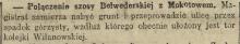 Połączenie szosy Belwedrskiej z Mokotowem. Projekt. 19194.