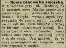 Swojska placówka, 1914