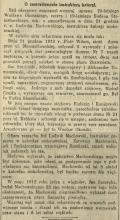 Odwet za postępowanie, 1914