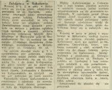 Zabójstwo na Narbutta, 1914
