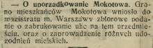 Podanie do magistratu, 1914