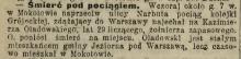 Śmierć żołnierza, 1914