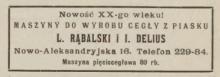 Nowość XX-go wieku, 1914