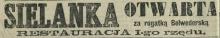 Sielanka otwarta. 1914.