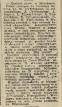 Komitet Obywatelski, 1914