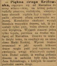 Lipy wycięte, 1915