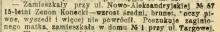 Wyszedł i nie powrócił, 1915