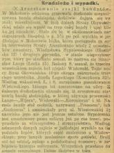 Mokotowski gang rozbity. 1915