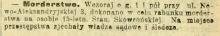 Morderstwo, 1915
