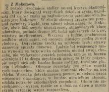 Inteligencja głoduje. 1915
