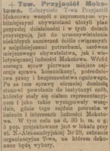 Komunikacya, praca... 1916