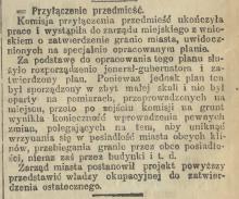 Zbyt mała skala, 1916