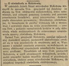 Przeciążanie liczników, 1916