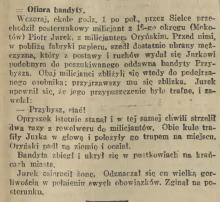 Ofiara bandyty, 1916