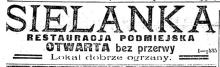 Sielanka bez przerwy, 1918