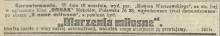 Nie miłosne noce tylko marzenia, 1920