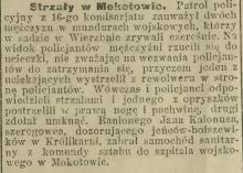Strzały w Mokotowie, 1921