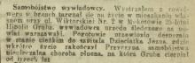 Samobójstwo wywiadowcy, 1921